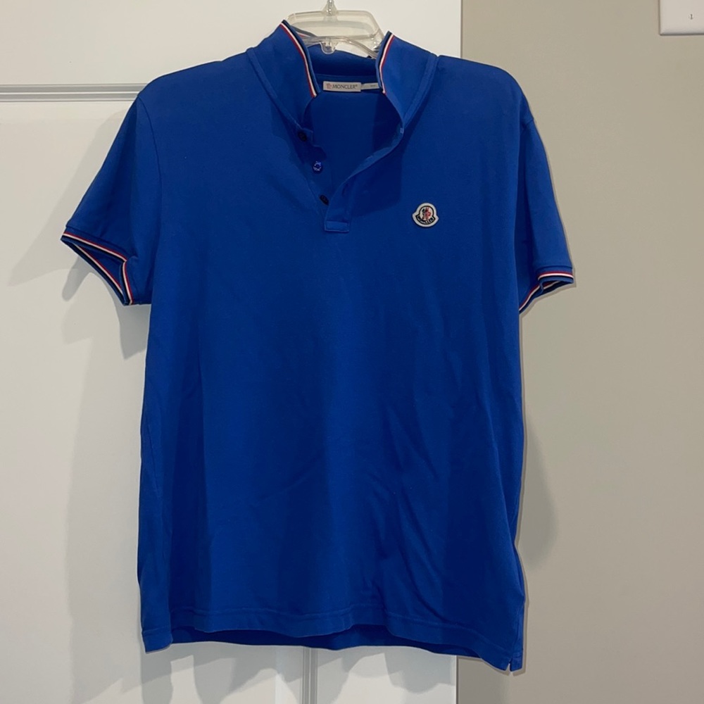 Blue Moncler Polo